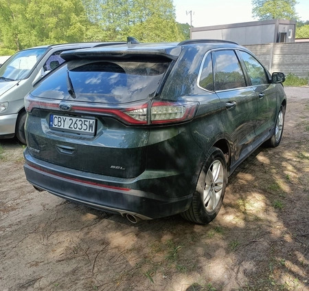 Ford EDGE cena 29806 przebieg: 121000, rok produkcji 2015 z Bydgoszcz małe 22